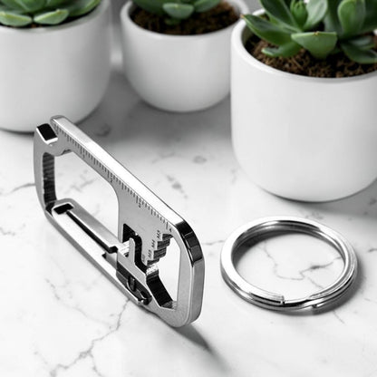 Porte clé multifonction TactikPro avec anneau détaché vue détail mmihommesmodernes.com
