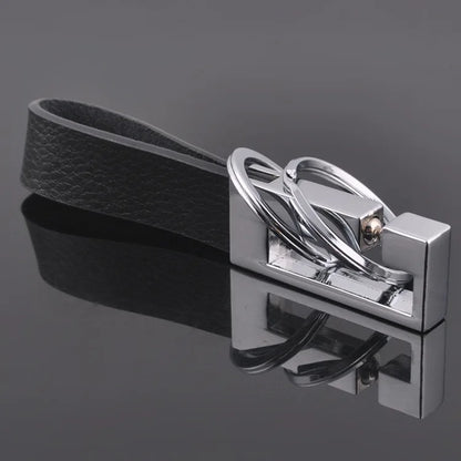 Porte clés luxe | Élégance Cuir "Prestige" noir table noir luxe