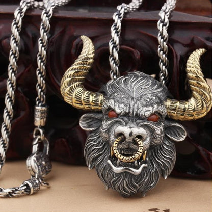 Collier homme- pendentif  BESTIAL™ ; Collier avec superbe pendentif unique