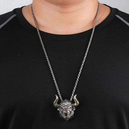 Collier homme- pendentif  BESTIAL™ ; Collier avec superbe pendentif unique
