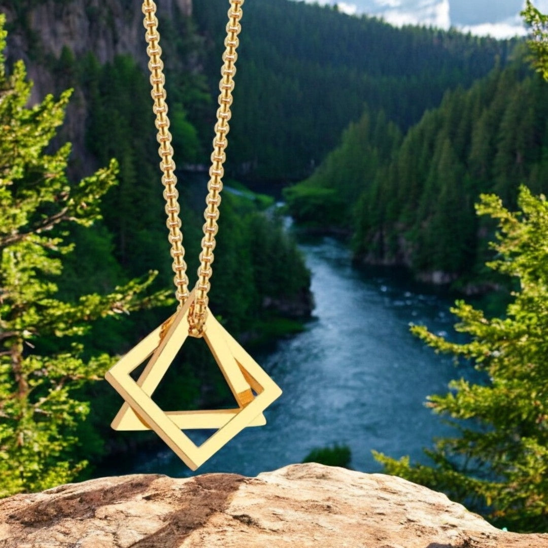 TRISQUARE-Collier-homme-pendentif-acier_inoxydable-g_om_trique-carr_-triangle-OR