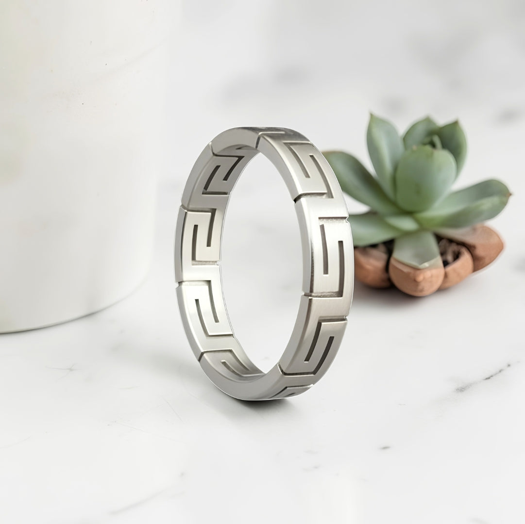bague-homme variante argentee table blanche 