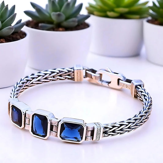 bracelet_homme_luxe_trois_pierres_marbre_presentation