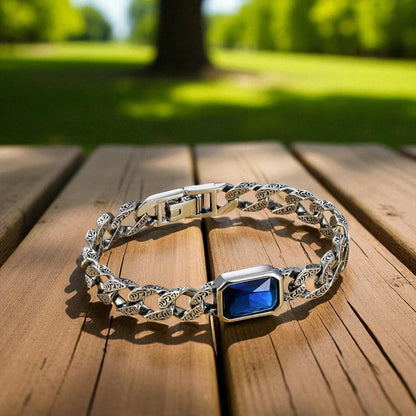 Bracelet homme luxe- DEEP SOUL RECTANGLE ; L'élégance masculine révélée