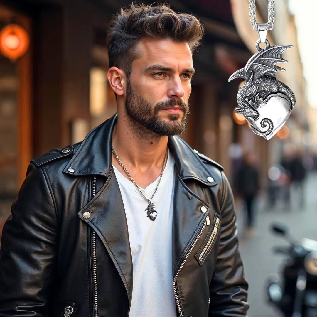 collier-homme-pendentif-dragon-veste-cui