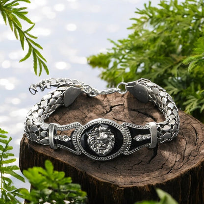 Bracelet homme LUXULLION™ ; Collier de luxe tête de Lion
