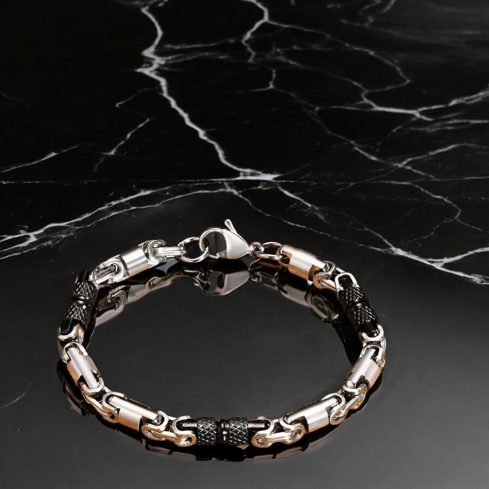 Bracelet pour homme  BYZANTINE II  | Le Joyau de l'Élégance Masculine