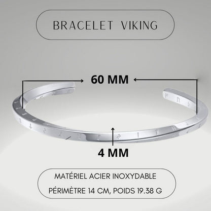 Bracelet homme VORKY™ variante petit argent
