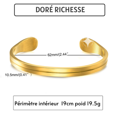 Bracelet homme le LUXURE™ dore caracteristiques